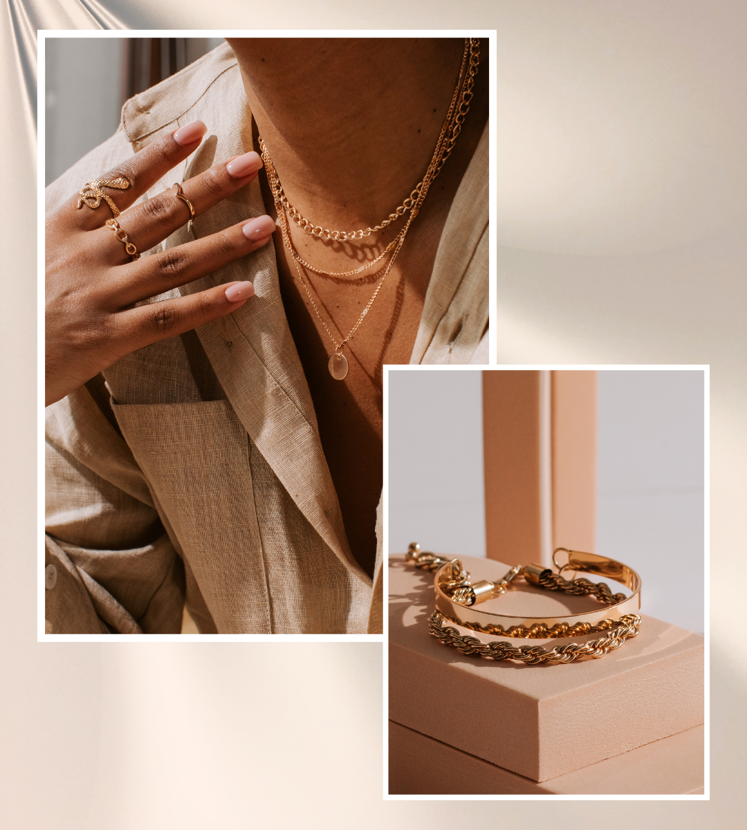 Beige Brown Refined Photo product Jewelry